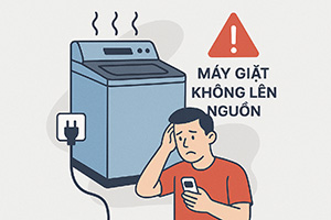 Máy giặt cửa trên bị hư